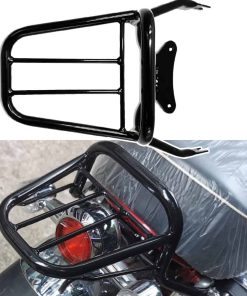Portaequipajes trasero de acero para motocicleta