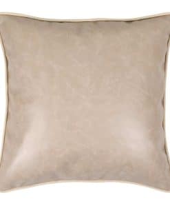 Funda de Cojín para Coche Falso Cuero Litchi PU Marfil