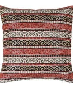 Fundas de cojín estilo tapestry en rojo-negro 20"x20"