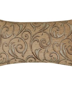 Fundas de Cojín Chenille Ivy/Floral California Peach