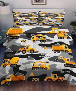 Juego de edredón para niños con temática de coches de