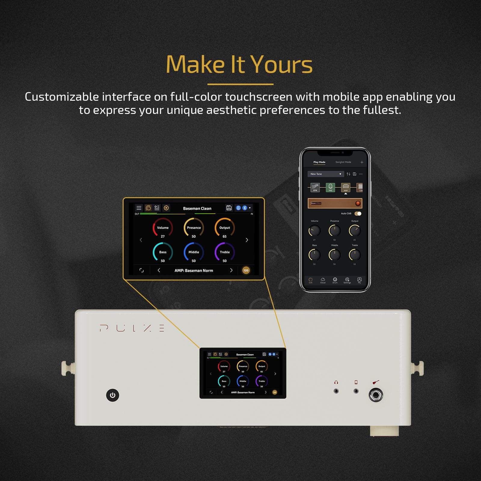 Amplificador de modelado Bluetooth moderno multifuncional - Imagen 7