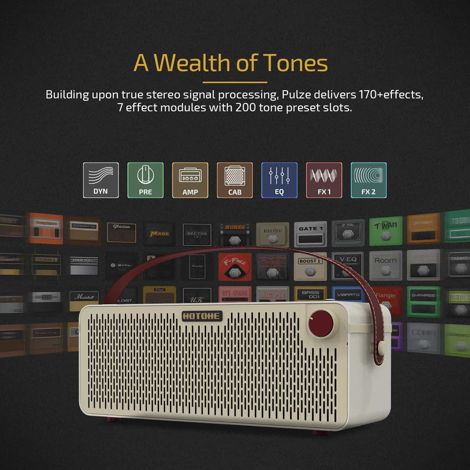 Amplificador de modelado Bluetooth moderno multifuncional - Imagen 5