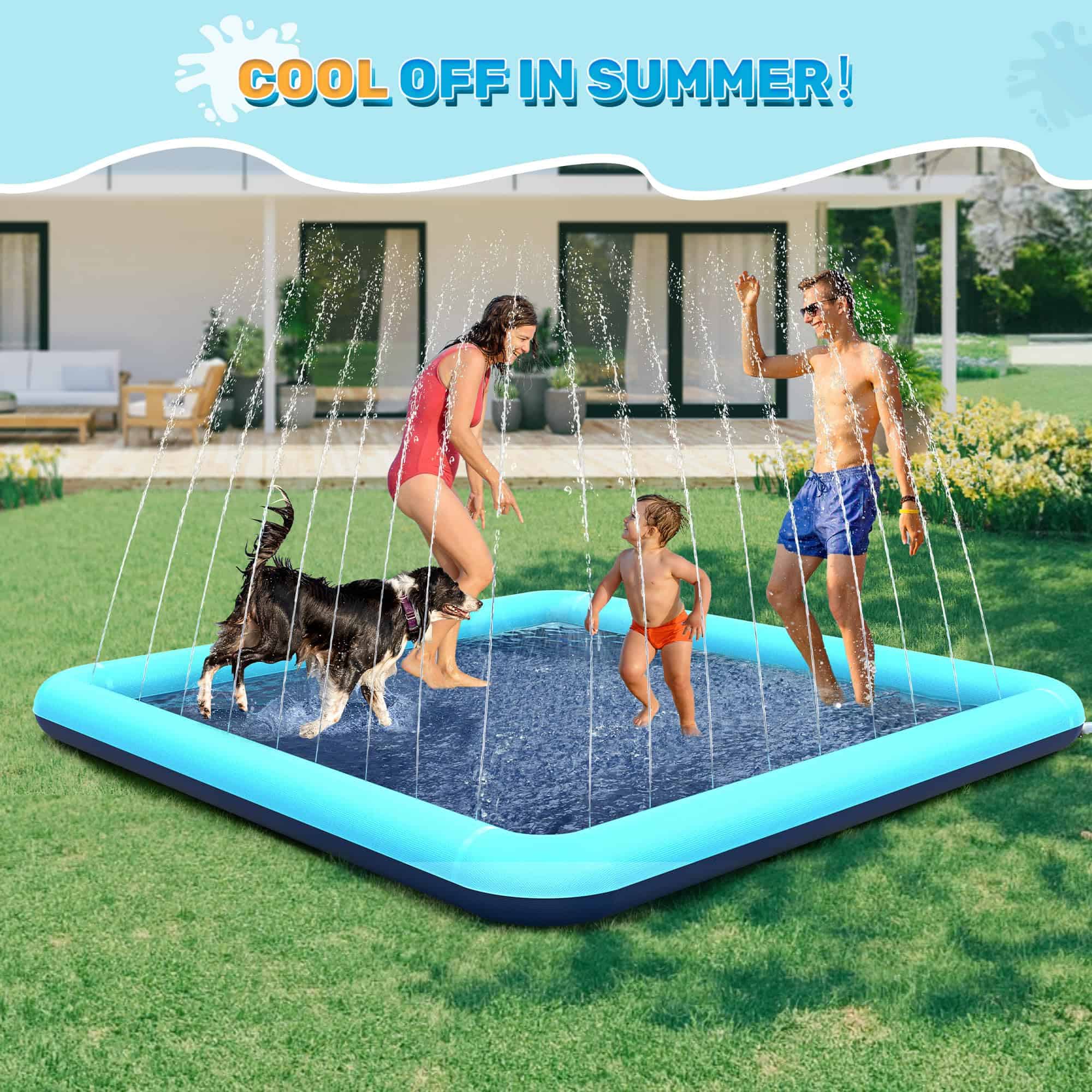 Bilibara 127'' Almohadilla de Salpicaduras para Perros, - Imagen 8