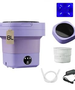 Lavadora y Secadora Portátil 8L Lavadora Plegable con