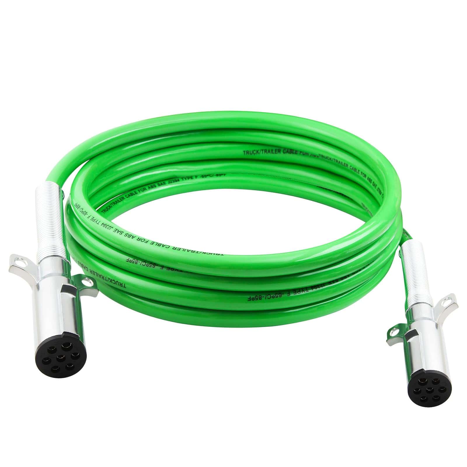 Cable de alimentación eléctrica para remolque de 7 vías