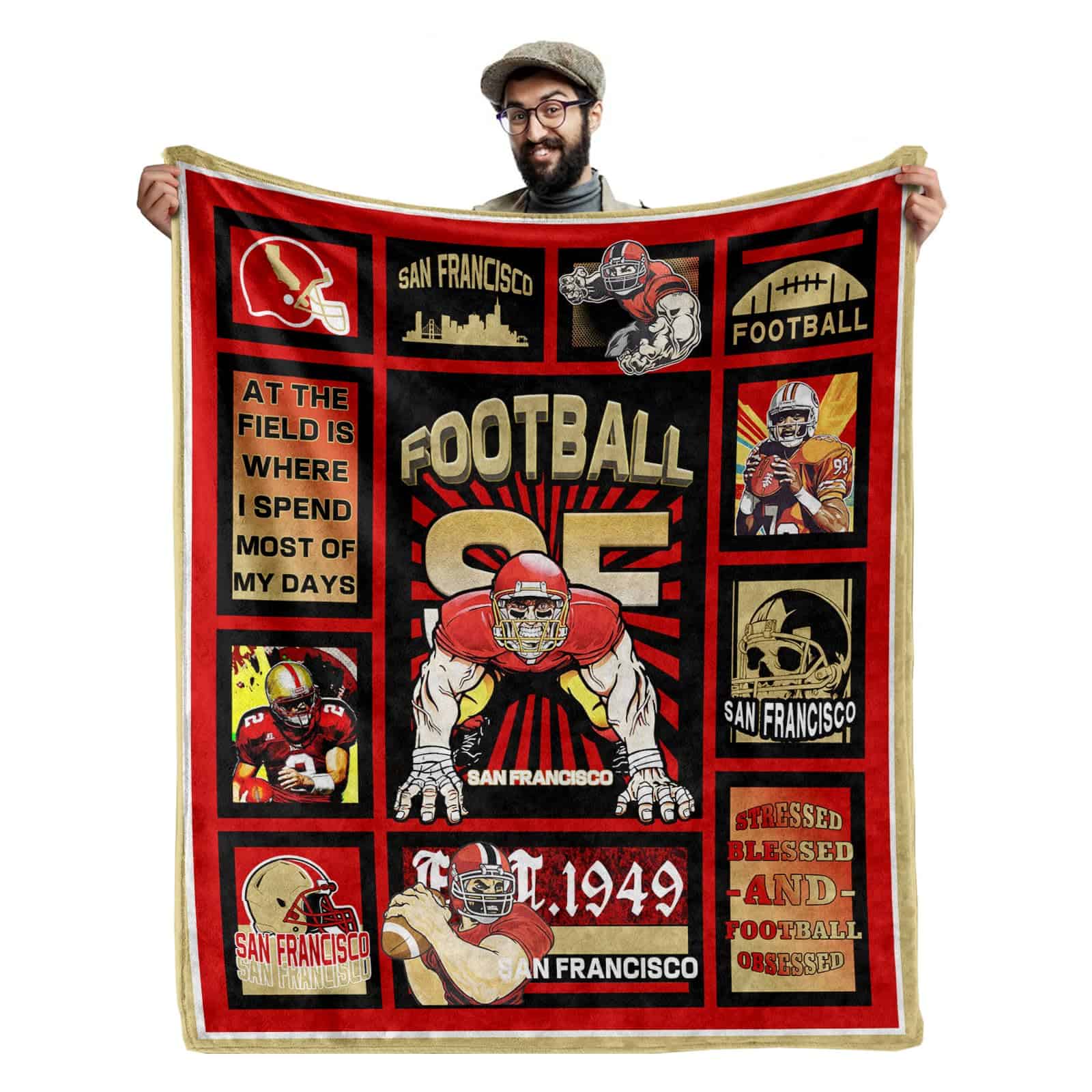 Manta CusFuk para Hombres y Mujeres, Regalos - 60"x 50"