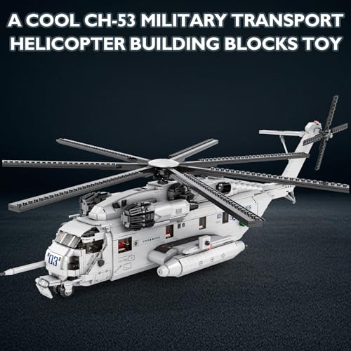 Set de Construcción de Helicóptero CH-53 de JMBricklayer - Imagen 6