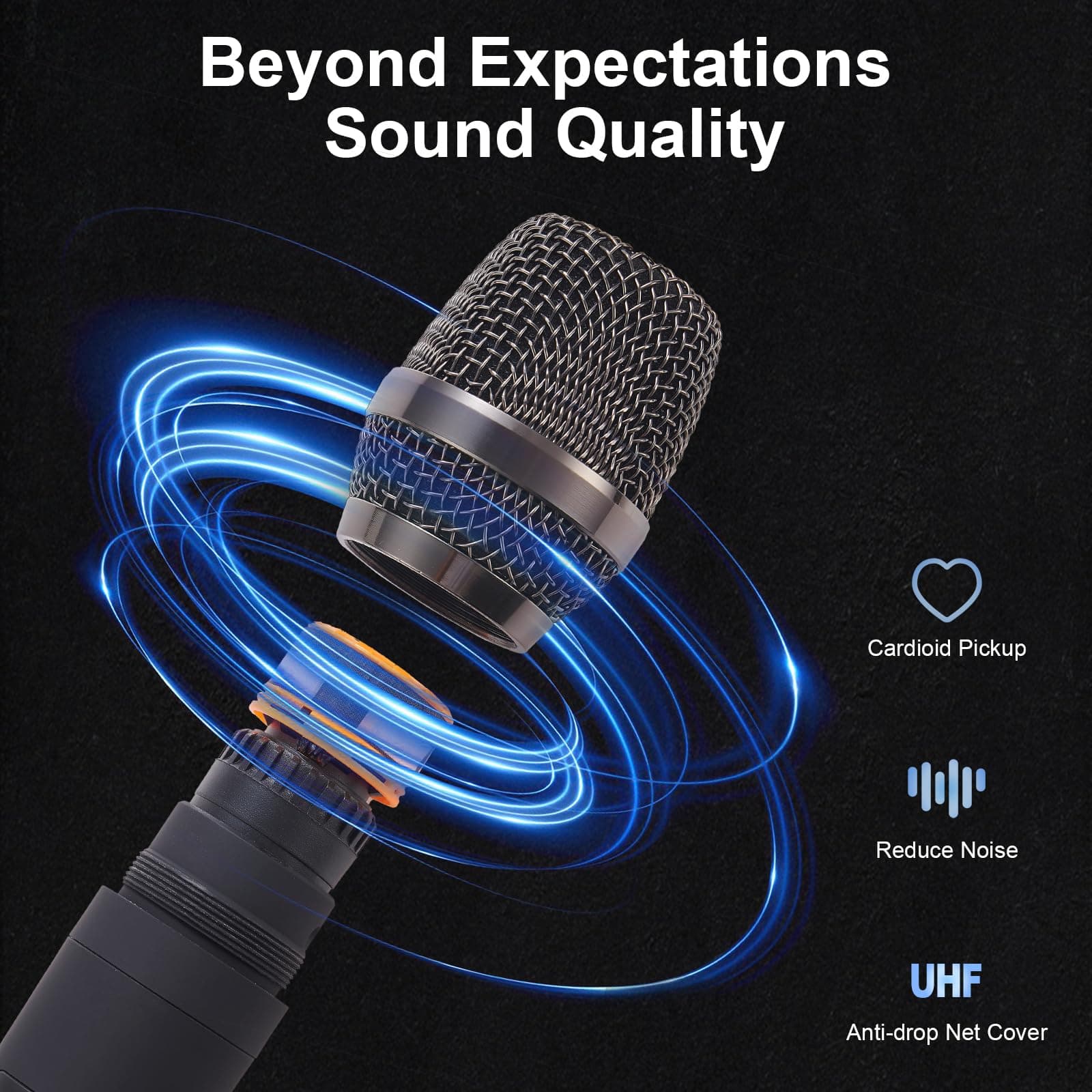 Mixer de Audio Profesional SIKUING con Doble Micrófono - Imagen 7