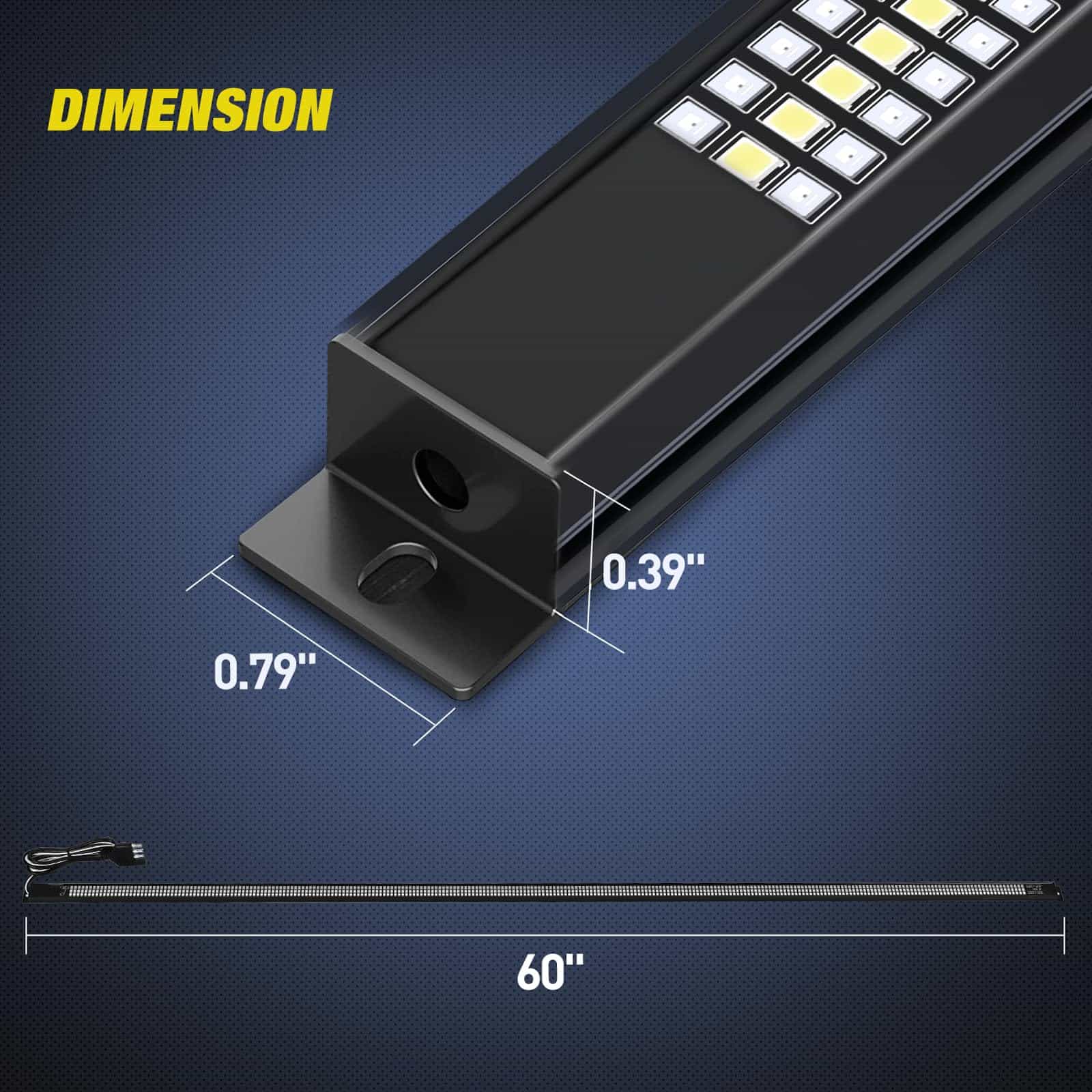 Tira de luz para portón trasero Trucks Nilight 60 pulgadas - Imagen 10