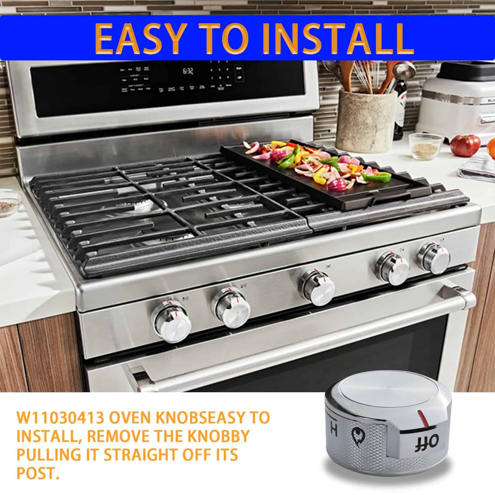 Perilla para estufa W11030413 Compatible con estufas - Imagen 6