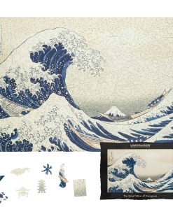 Rompecabezas de madera UNIDRAGON - La gran ola de Kanagawa,