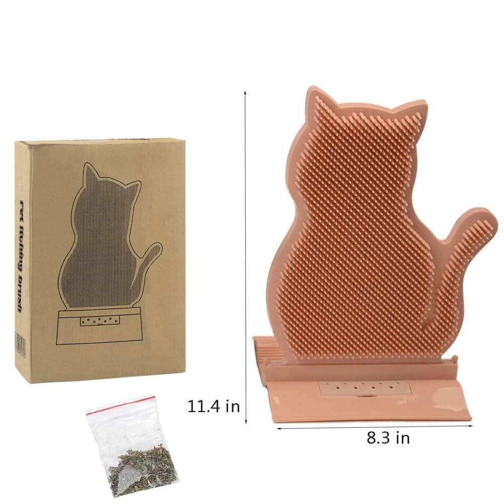 Cepillo Autolimpiador para Esquinas de Gato con Hierba - Imagen 8