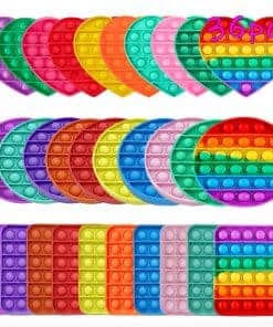 Random 36 Pcs Fidget Toys, Juego Sensorial de Juguetes Pop