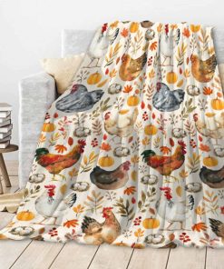 Manta de Pollos | Manta de Pollos de Granja Ultra Suave |