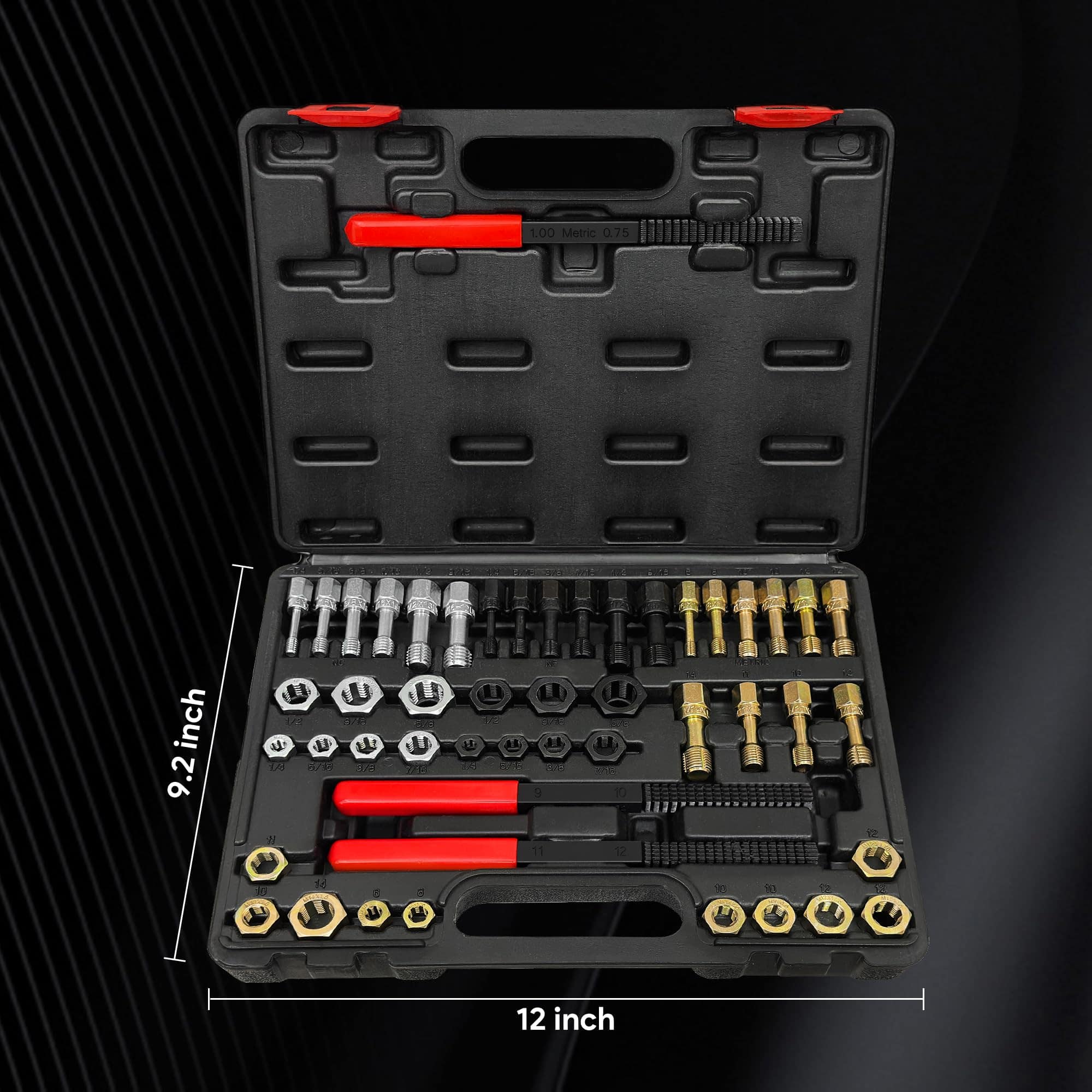 Juego de 49 piezas de restaurador de roscas SZSYD, kit de - Imagen 8