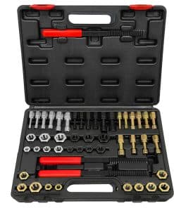 Juego de 49 piezas de restaurador de roscas SZSYD, kit de