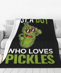 Manta divertida para amantes de los pepinillos, regalos