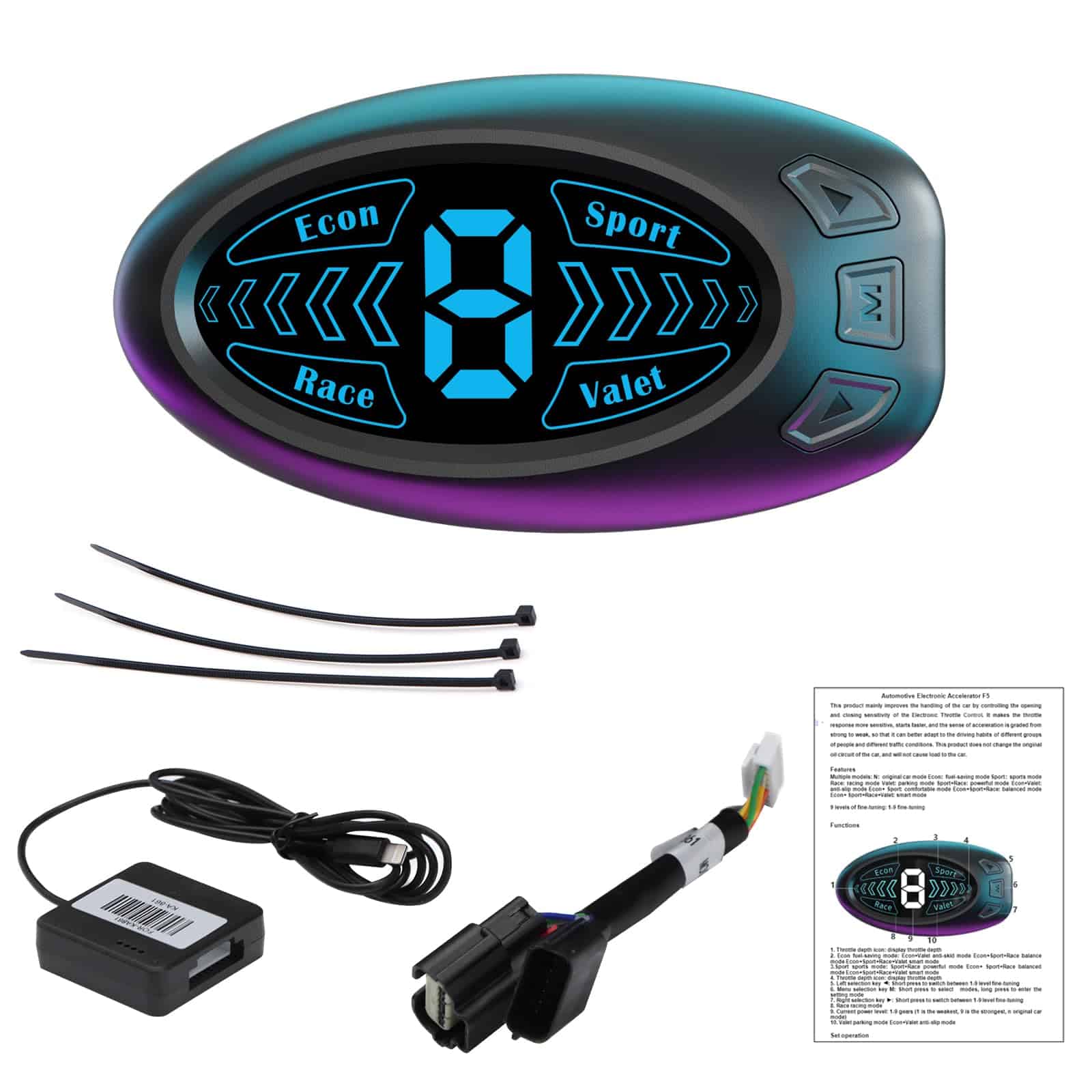 Controlador de respuesta del acelerador YIBEICO, Modo de