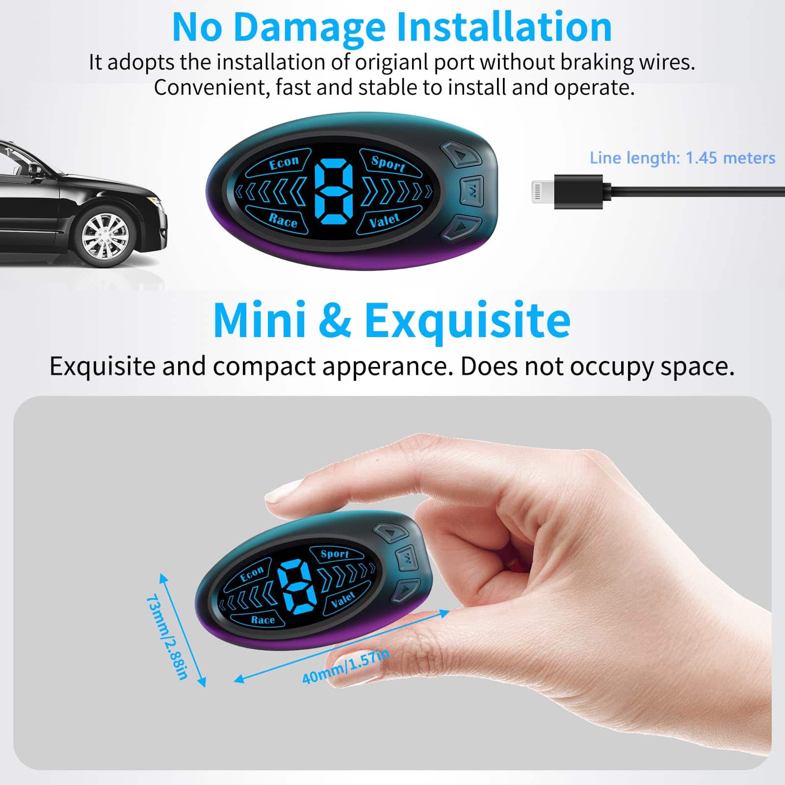 Controlador de Respuesta del Acelerador YIBEICO, - Imagen 7