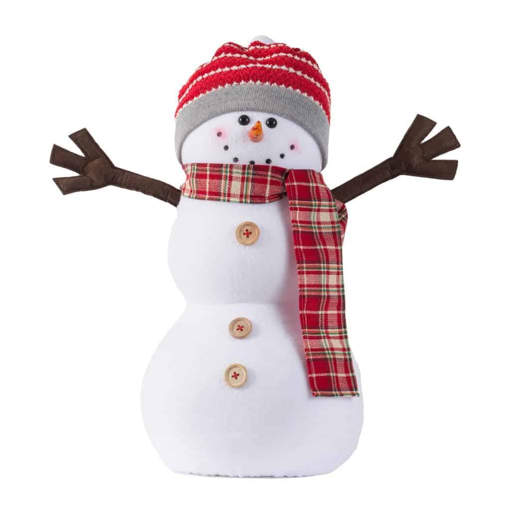 Figura de Peluche Muñeco de Nieve A&B Home, Altura de 123