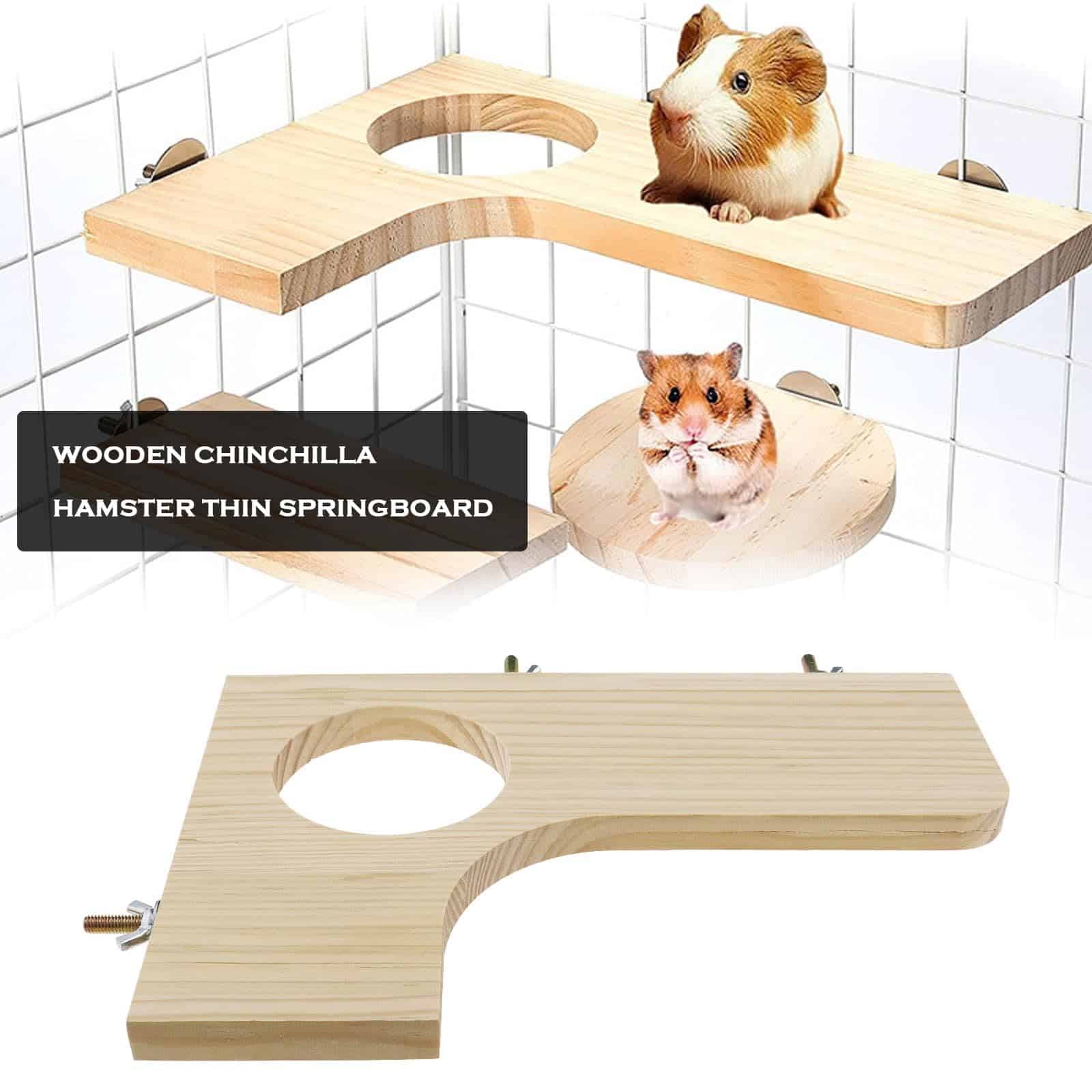 Conjunto de 4 Plataformas de Madera en Forma de L con - Imagen 3