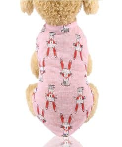 Camisetas para Mascotas NeVka de Tela Suave Estampada,