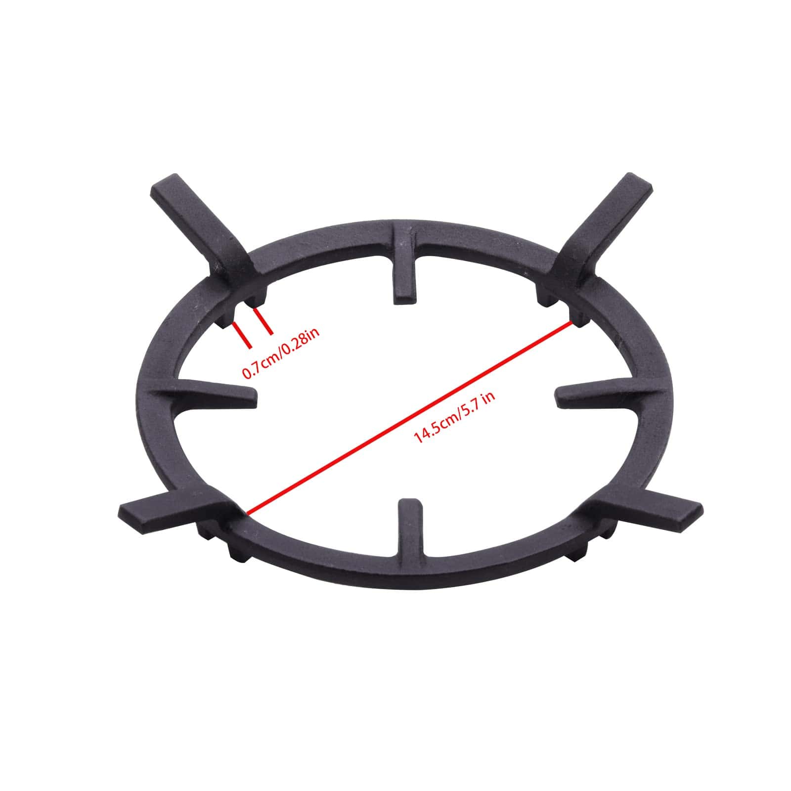Anillo de Soporte Antideslizante para Wok de Hierro - Imagen 4