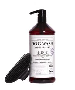 Set de Lavado y Cepillo de Aseo para Perros 5 en 1 de Rosen