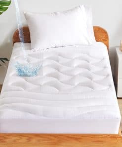 SLEEP ZONE Protector de colchón impermeable para cama