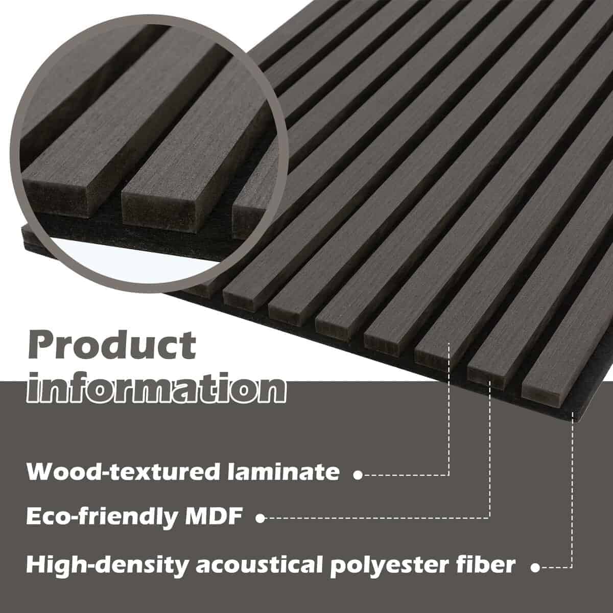 Paneles de Pared de Listones de Madera para Decoración - Imagen 7