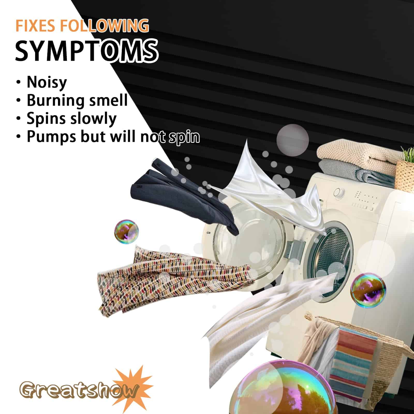 Correa de transmisión para lavadora WH01X20436 se ajusta a - Imagen 5