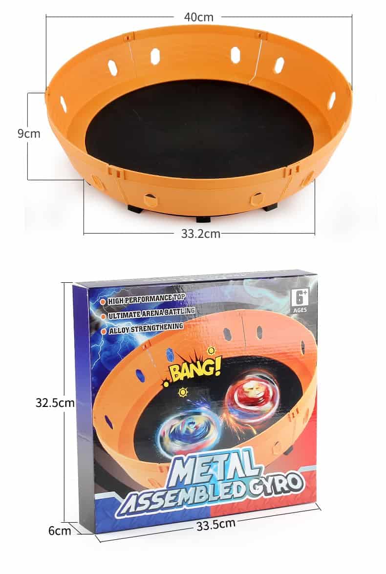 Set de Batalla de Bey Battling Top Stadium Blade-10 Trompos - Imagen 7