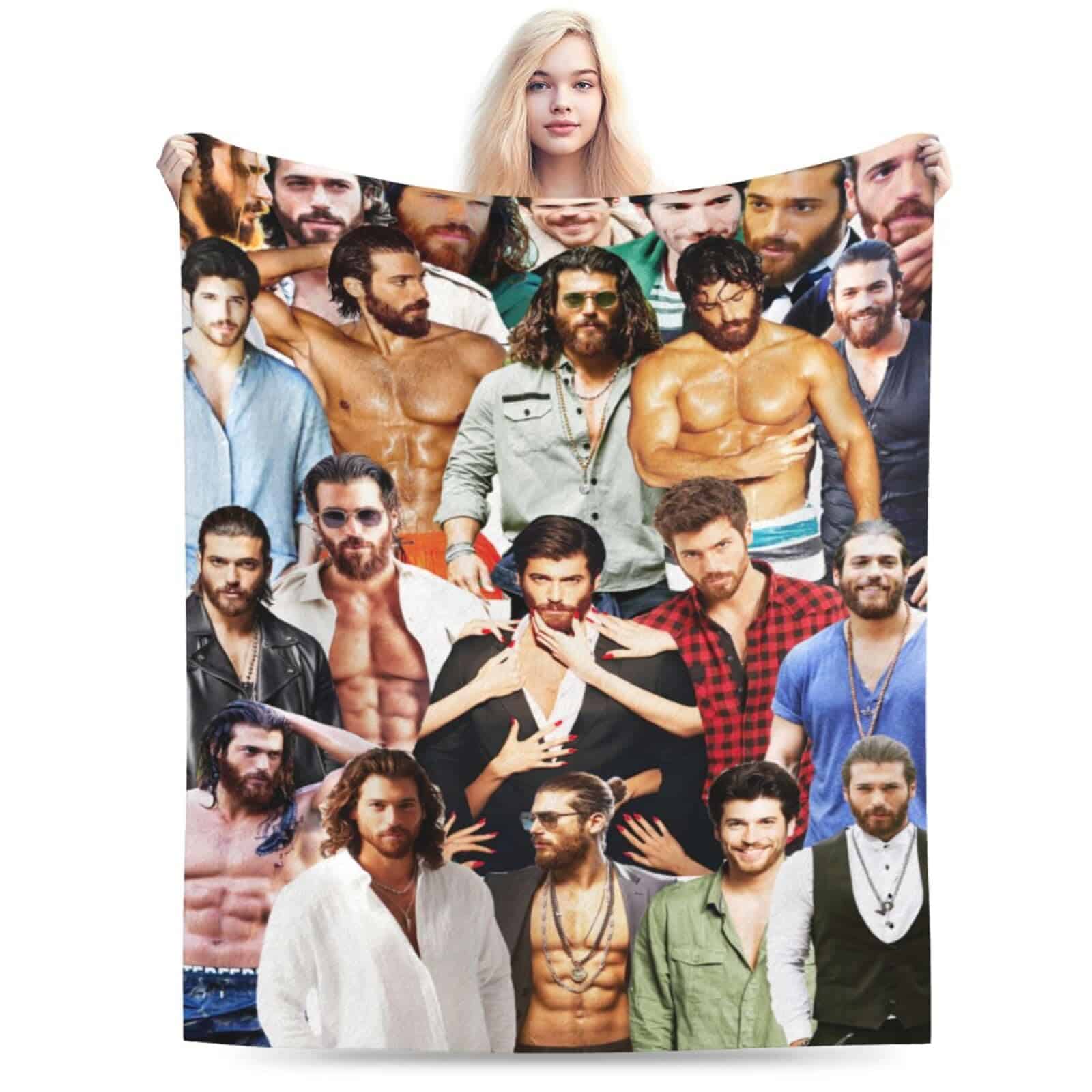 Manta Can Yaman Suave y Cómoda de Lana Fleece para Sofá - Imagen 10