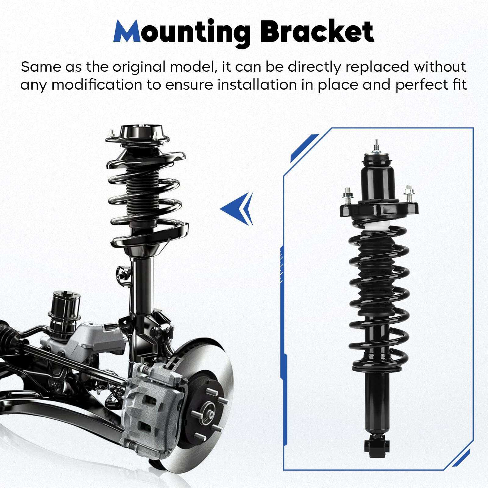 Amortiguador trasero con resorte de bobina - 2 piezas - Imagen 4