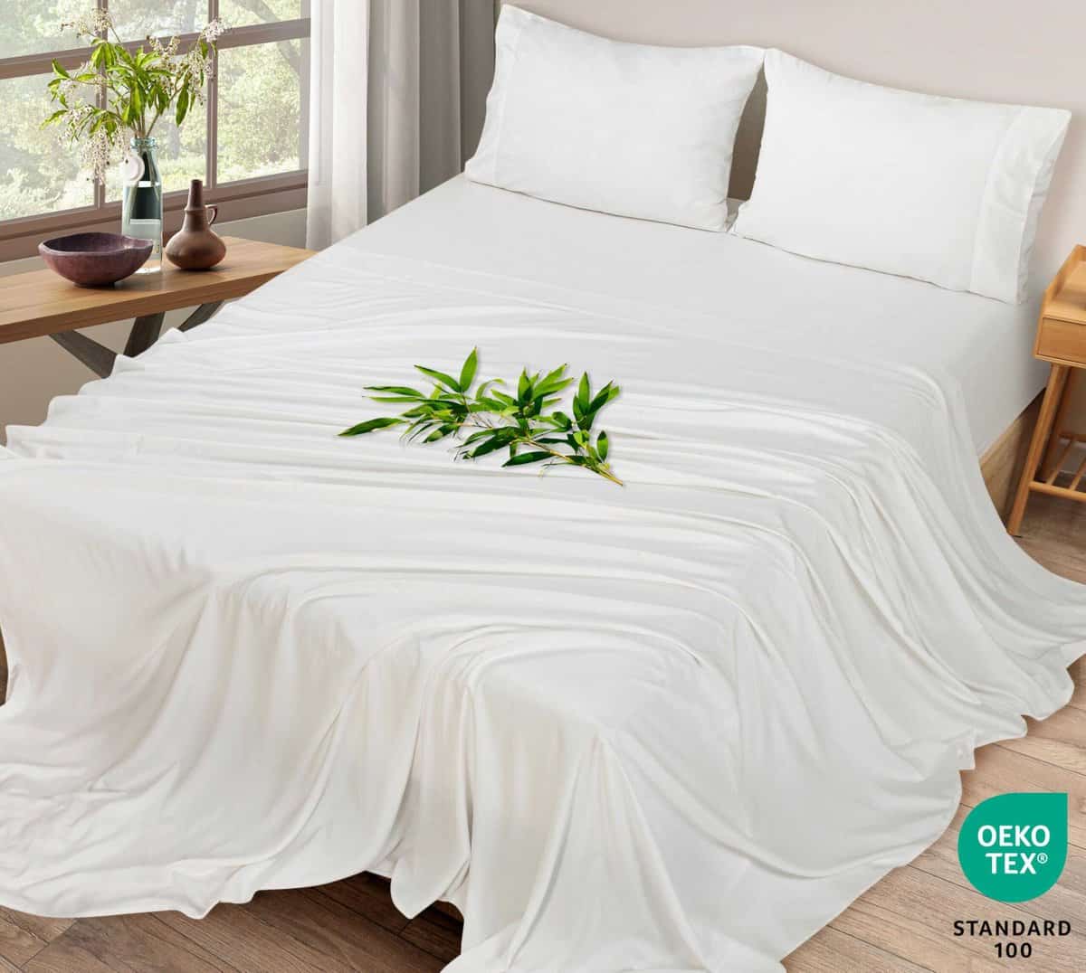 Juego de Sábanas Completo de Viscosa de Bambú ROYALE LINENS - Imagen 10