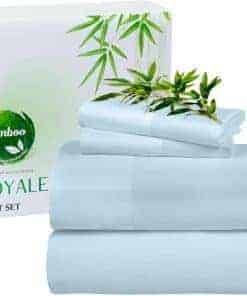 Juego de sábanas individuales de viscosa de bambú Royale