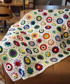 CZQLWW Manta de Ganchillo Hecha a Mano Estilo Sweater