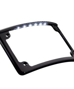 Luz de matrícula LED curvada Eagle Lights para motocicletas