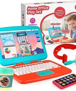 Set de Laptop de Juguete - Estación de Trabajo Ficticia