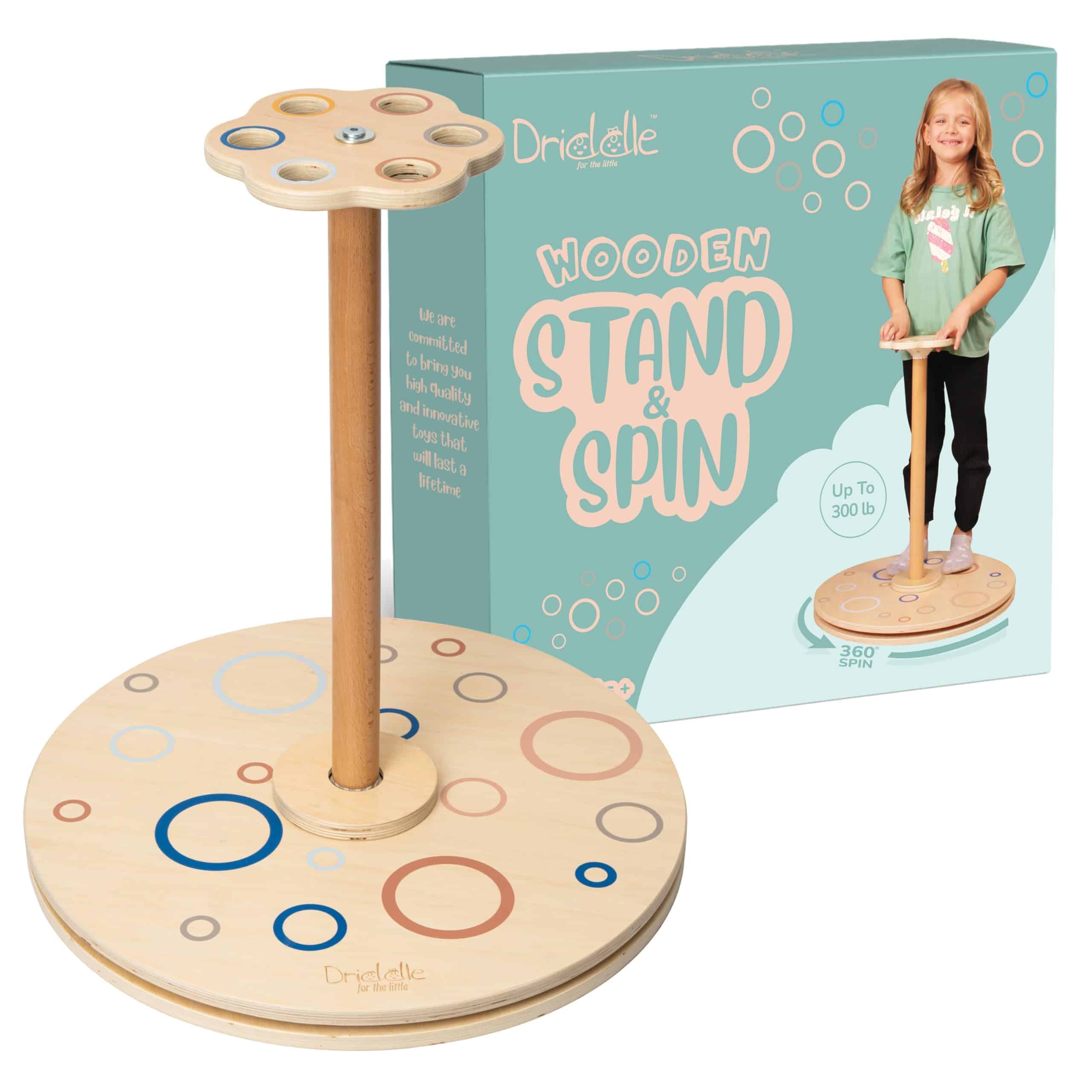 Juguete Driddle Wooden Stand and Spin | Tabla de Equilibrio