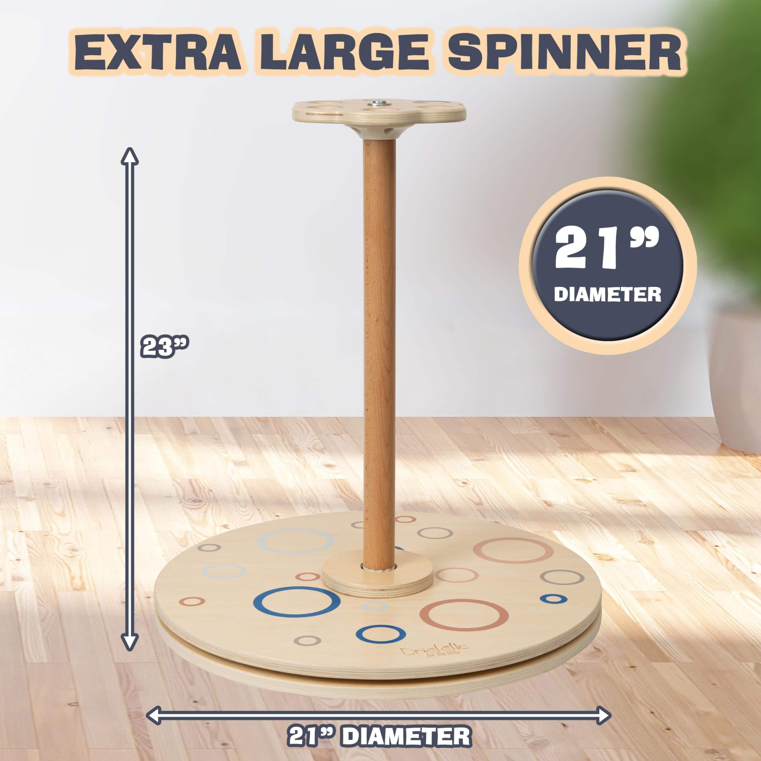 Juguete Driddle Wooden Stand and Spin | Tabla de Equilibrio - Imagen 5