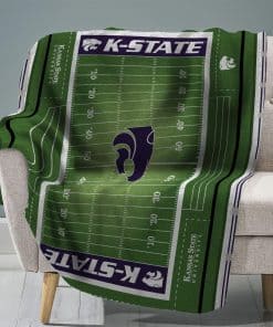 Manta de lana de campo de fútbol Kansas State Wildcats 60 x