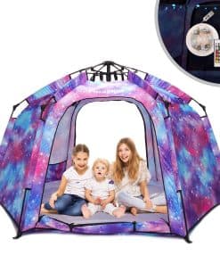 Tienda de Juego Hexagonal Portátil para Niños -Galaxia de Un