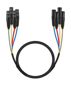 Cable Serpiente XLR Phenyx Pro, Cable de 4 Canales XLR