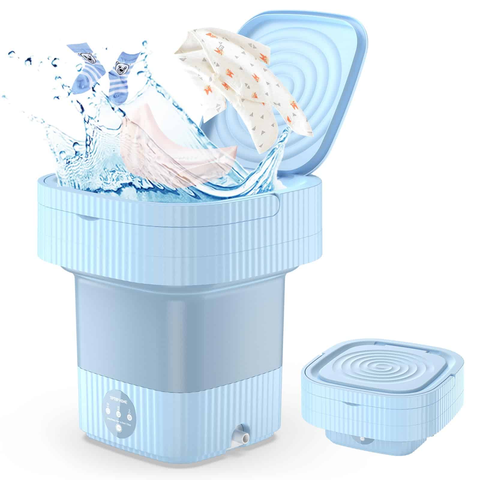 Lavadora portátil, Mini lavadora de 10L -Azul