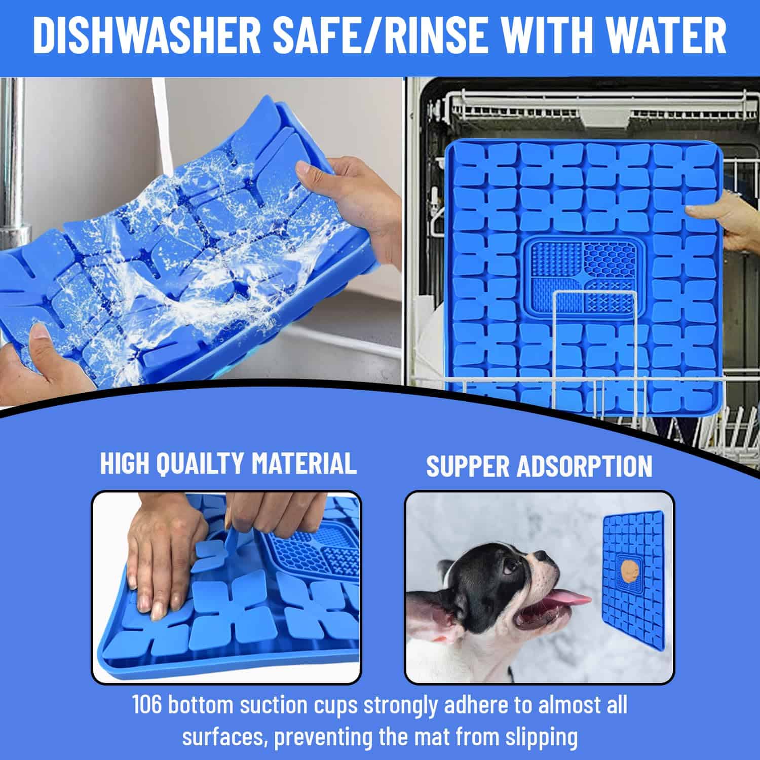 TOGO PAW 2-en-1 Tapete para Perros: Alimentador Lento, - Imagen 5