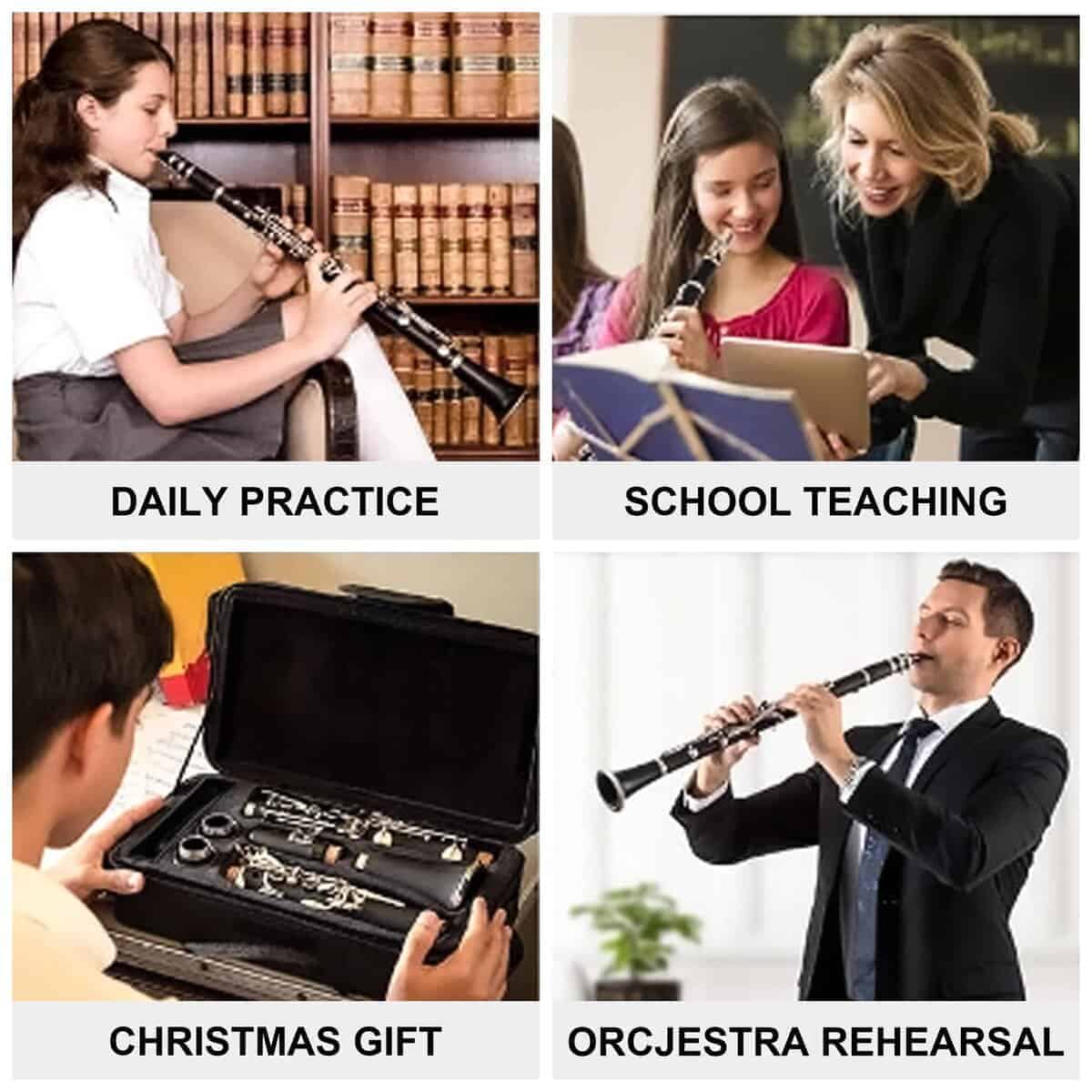 Clarinete de Bb LOMUTY, Mejor Clarinete para Principiantes - Imagen 7