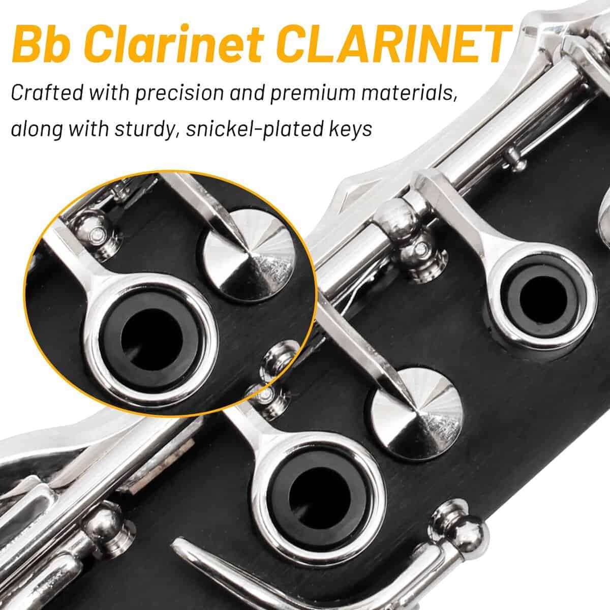 Clarinete de Bb LOMUTY, Mejor Clarinete para Principiantes - Imagen 3
