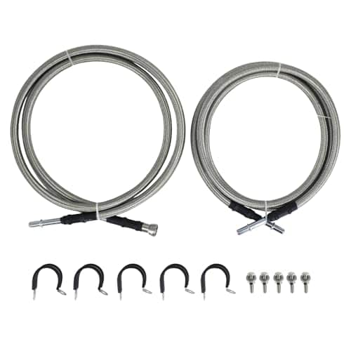 Línea de Combustible Trenzada de Acero Inoxidable Flexible